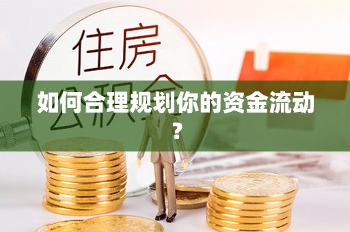 天元如何合理规划你的资金流动？