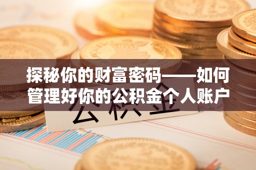 天元探秘你的财富密码——如何管理好你的公积金个人账户信息