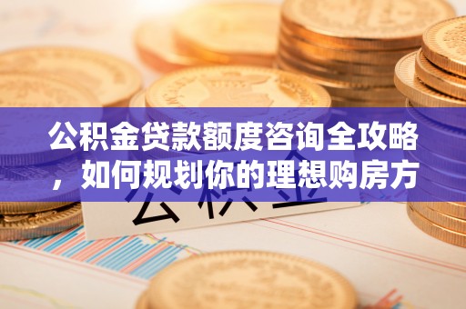 天元公积金贷款额度咨询全攻略，如何规划你的理想购房方案