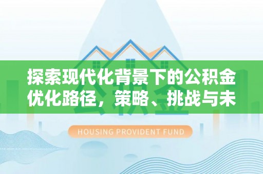天元探索现代化背景下的公积金优化路径，策略、挑战与未来展望