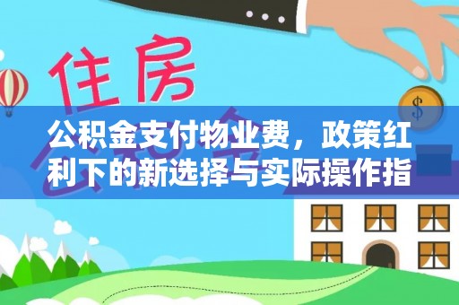 天元公积金支付物业费，政策红利下的新选择与实际操作指南
