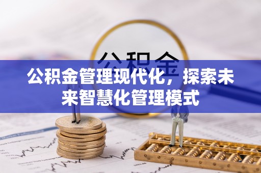 天元公积金管理现代化，探索未来智慧化管理模式