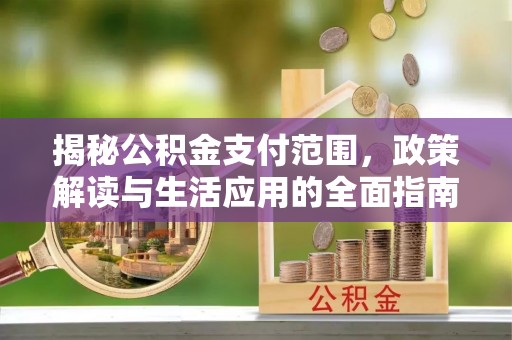天元揭秘公积金支付范围，政策解读与生活应用的全面指南