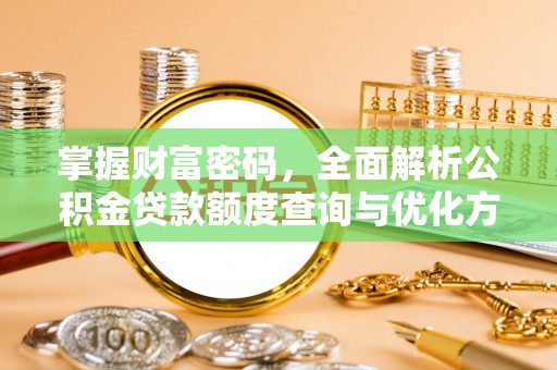 天元掌握财富密码，全面解析公积金贷款额度查询与优化方案