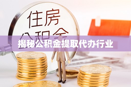 天元揭秘公积金提取代办行业