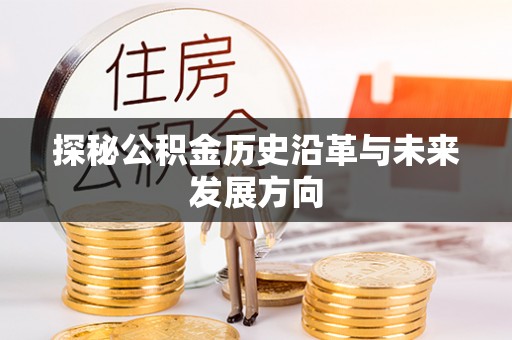 天元探秘公积金历史沿革与未来发展方向
