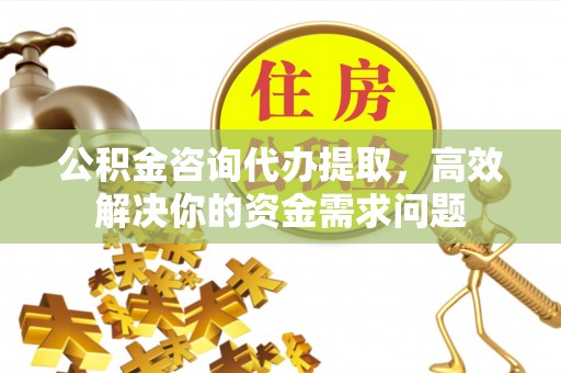天元公积金咨询代办提取，高效解决你的资金需求问题