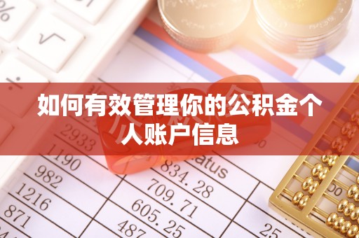 天元如何有效管理你的公积金个人账户信息