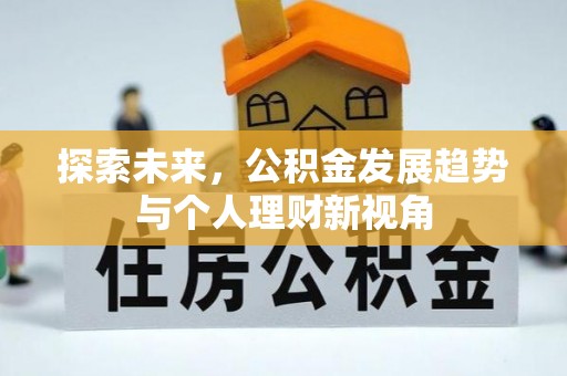 天元探索未来，公积金发展趋势与个人理财新视角