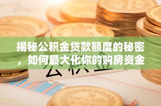 天元揭秘公积金贷款额度的秘密，如何最大化你的购房资金