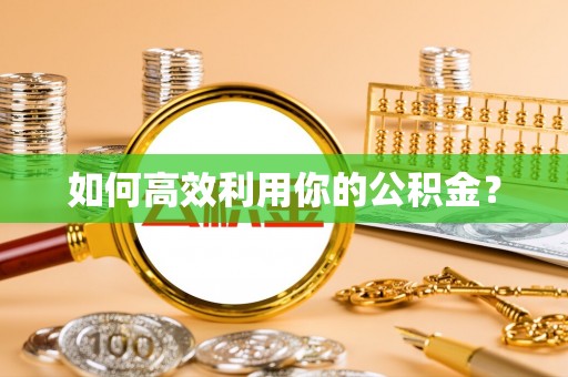 天元如何高效利用你的公积金？