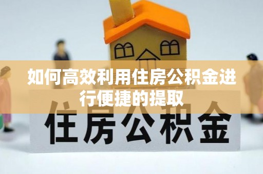 天元如何高效利用住房公积金进行便捷的提取